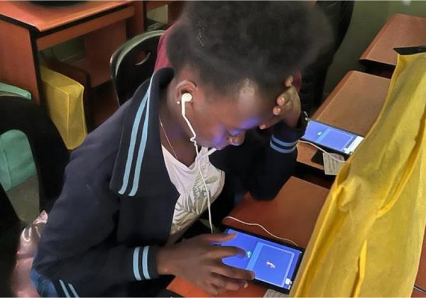 kid taking test